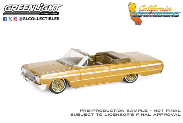 63060 d 1 - 1964 Chevrolet Impala Convertible in Gold