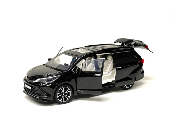 h08111bkd - MiJo Exclusives 1:24 Toyota Sienna (Black) – USA Exclusive