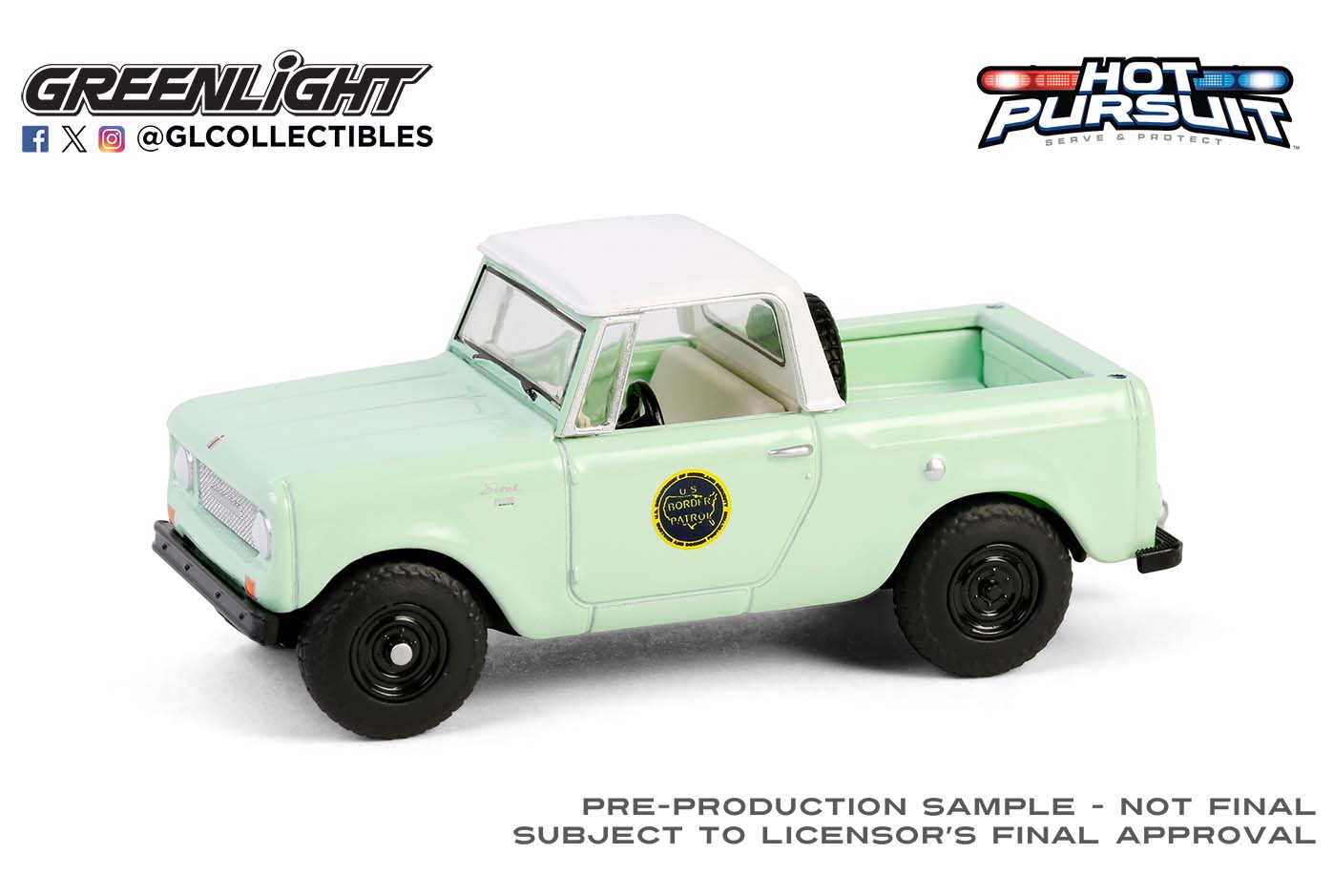 US Border Patrol - 1969 Harvester Scout Half Cab 1 - US Border Patrol - 1969 Harvester Scout Half Cab