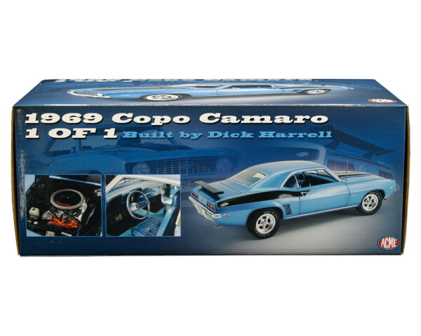 a1805723e - 1969 Copo Camaro (Glacier Blue) 1 of 1 Built by Dick Harrell – Limited 1602 Pieces