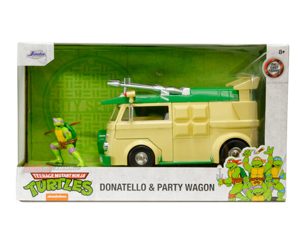 34529 - Party Wagon with Donatello Figure - Teenage Mutant Ninja Turtles (TMNT) Hollywood Rides Big Rigs