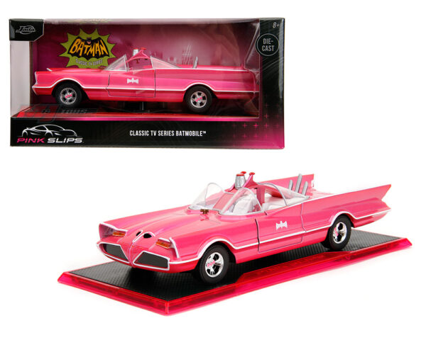 35189 1 - 1966 Batmobile in Pink with Base Pink Slips