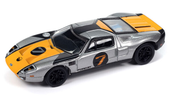 jlsp357a - 2005 Ford GT in Gunmetal with Orange and Flat Black 
