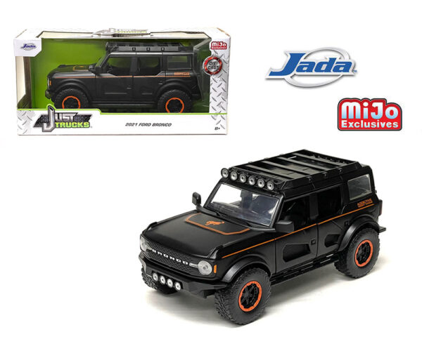 34287 - 2021 Ford Bronco Custom Matte Black – Just Trucks – MiJo Exclusives Limited Edition