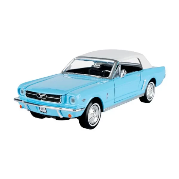 79855blue - James Bond – 1964 1/2 Ford Mustang Hardtop – Light Blue