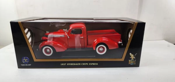 92458 red - 1937 Studebaker Pickup Coupe Express- RED