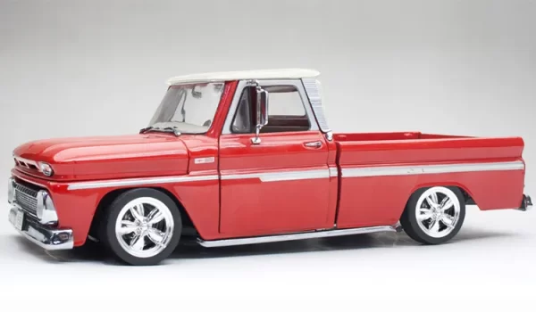 ss 1365 1 - 1965 Chevrolet C-10 Styleside Pickup Lowrider – RED