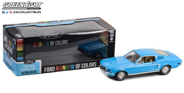 13640 - 1968 Ford Mustang Fastback "Ford Rainbow Of Colors" West Coast USA Special Edition Mustang - Sierra Blue