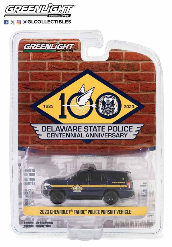 28140 f - Delaware State Police Centennial Anniversary - 2023 Chevrolet Tahoe Police Pursuit Vehicle (PPV) 