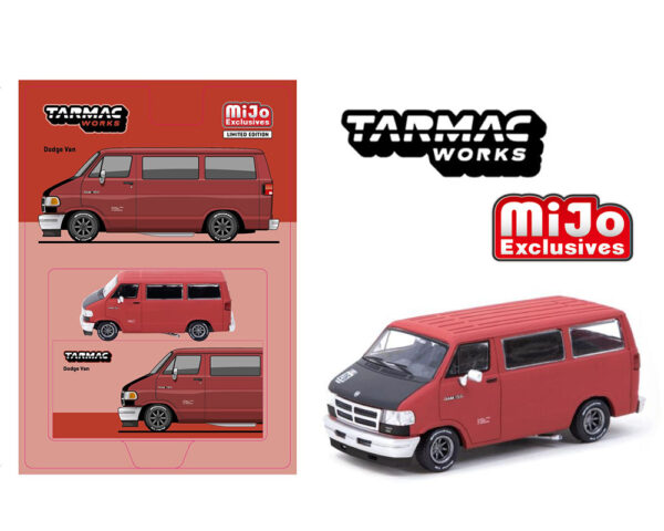 726570 - Dodge Van – Red – MiJo Exclusives by Tarmac