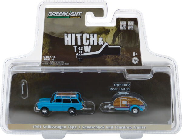 32140a - 1961 VOLKSWAGEN TYPE 3 SQUAREBACK AND TEARDROP TRAILER - HITCH & TOW SERIES 14