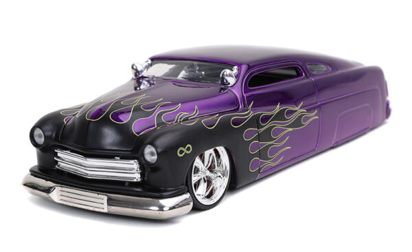 32305 - 1951 Mercury in Metallic Purple and Black Flames BigTime Muscle