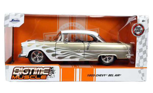 32917b - 1955 Chevrolet Bel Air with Flames BigTime Muscle