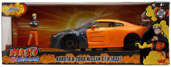 33691d - 2009 Nissan GT-R with Naruto Figure - Naruto Shippuden (TV Series 2009-17)