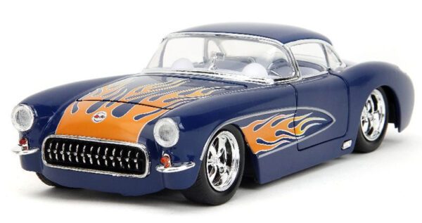 35031 - 1957 Chevrolet Corvette in Blue with Flames BigTime Muscle