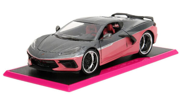 35068 - 2020 Chevrolet Corvette in Pink and Grey with Base Pink Slips