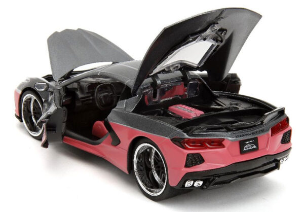 35068e - 2020 Chevrolet Corvette in Pink and Grey with Base Pink Slips