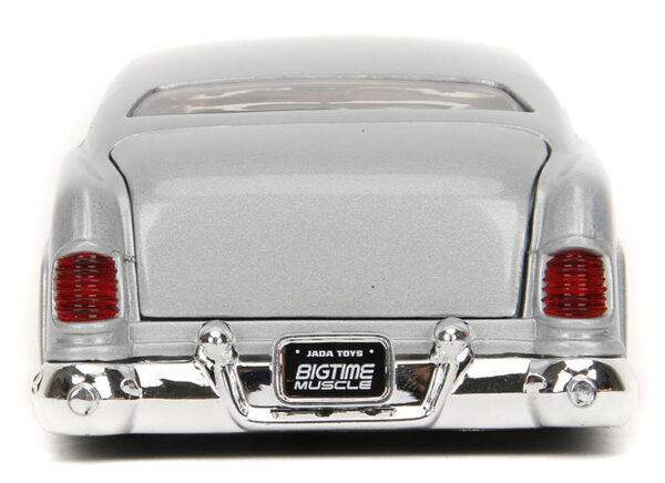 35206d - 1951 Mercury Coupe in Silver and Red with Black Flames BigTime Muscle