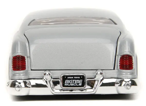 35206d - 1951 Mercury Coupe in Silver and Red with Black Flames BigTime Muscle