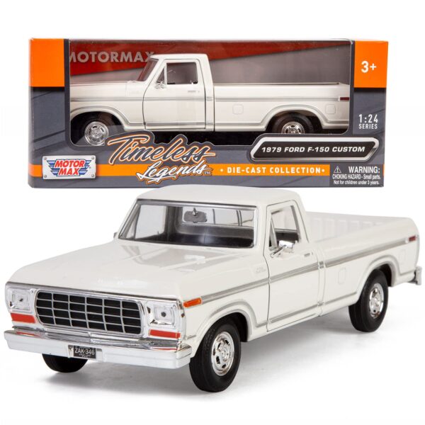 79386w - 1977 Ford F-150 Custom PICK UP TRUCK – White – Timeless Legends