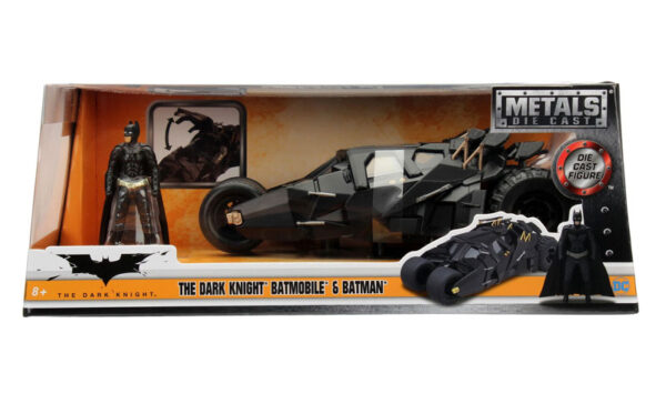 98261c - Batmobile Tumbler with Diecast Batman Figure - The Dark Knight (2008) METALS Diecast by Jada Toys