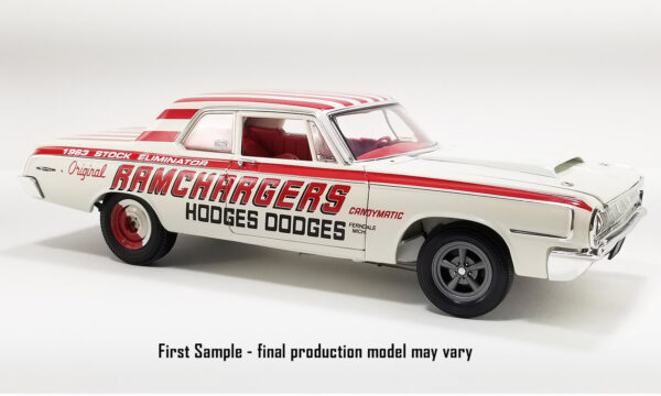 detail a1806900 1 - RAMCHARGERS - 1964 Dodge 330 in White and Red Limited Edition - Strictly Limited Production of 504 Pieces (ETA: Q3 2024)