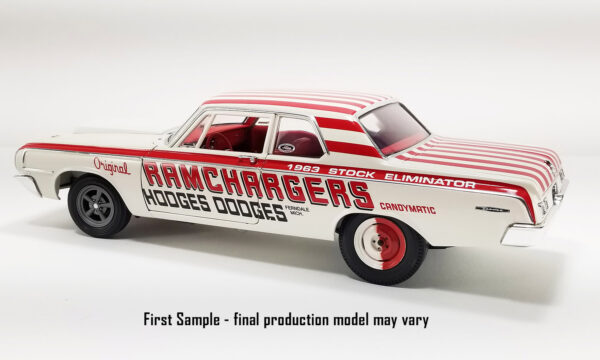 detail a1806900 2 - RAMCHARGERS - 1964 Dodge 330 in White and Red Limited Edition - Strictly Limited Production of 504 Pieces (ETA: Q3 2024)