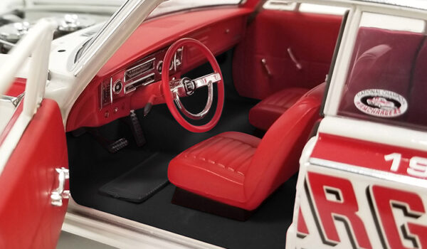 detail a1806900 3 - RAMCHARGERS - 1964 Dodge 330 in White and Red Limited Edition - Strictly Limited Production of 504 Pieces (ETA: Q3 2024)