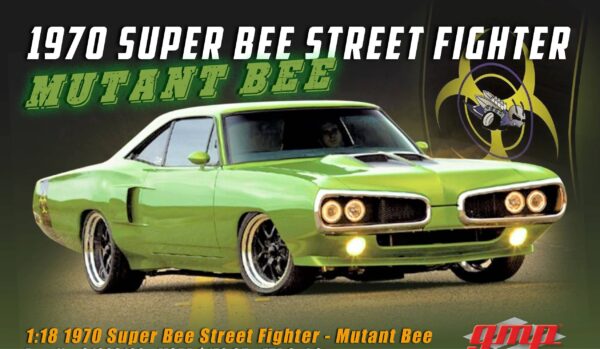 g1803126 - Mutant Bee - 1970 Dodge Super Bee Street Fighter in Green with Mutant Bee Graphics- ETA 3RD QTR 2024