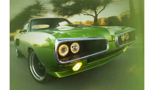 g1803126 4 - Mutant Bee - 1970 Dodge Super Bee Street Fighter in Green with Mutant Bee Graphics- ETA 3RD QTR 2024