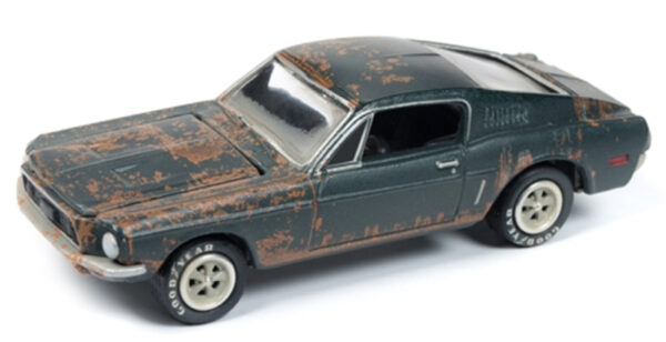 jlsp059 1 - 1968 FORD MUSTANG GT FASTBACK - BARNS FINDS - LOST LEGENDS DIORAMA