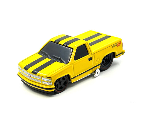 15572yld - 1993 Chevrolet 454 SS Pickup Truck Limited Edition – Yellow with Black Stripes – Mijo Exclusives