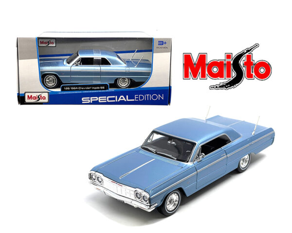 32908bl - 1964 Chevrolet Impala SS – Blue – Special Edition