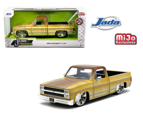 35861 - 1985 Chevrolet C10 Pickup with JD3 Wheels – Patina Rust – Just Trucks – MiJo Exclusives Limited Edition 2,400 Pieces