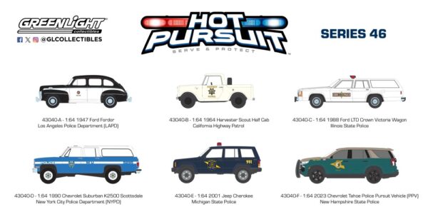 43040set - 2023 Chevrolet Tahoe Police Pursuit Vechicle-New Hampshire State Police