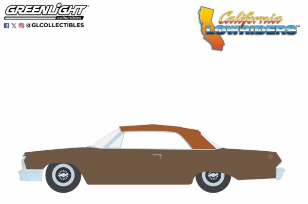 63070 c - 1963 Chevrolet Impala SS Convertible Top Up in Bronze Metallic