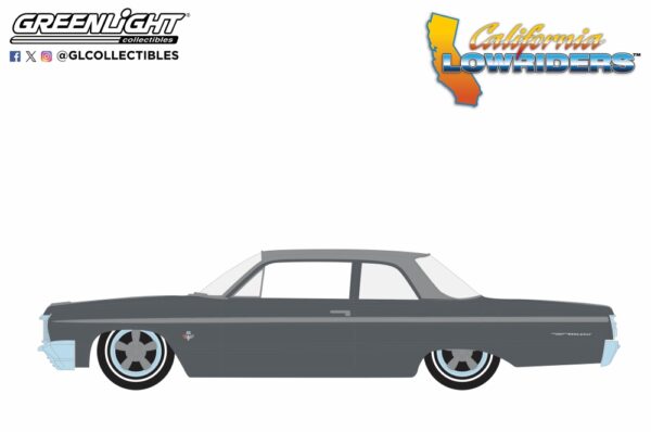 63070 d - 1964 Chevrolet Bel Air in Dark Gray Metallic and Silver Metallic