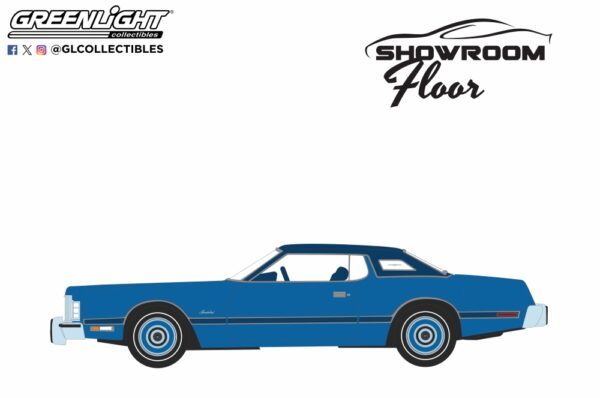 68060 c - 1974 Ford Thunderbird in Blue Starfire   