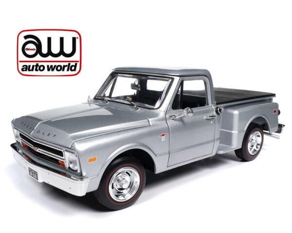 aw324 - 1968 Chevrolet C10 Pickup Stepside – Silver – Limited Edition