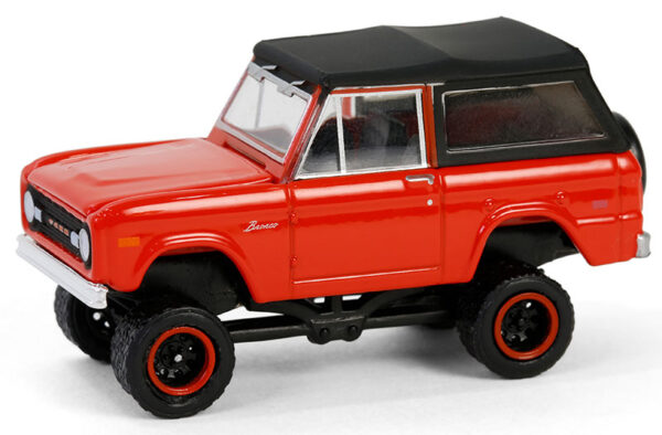 35290b - 1969 Ford Bronco Lifited with Soft Top in Poppy Red