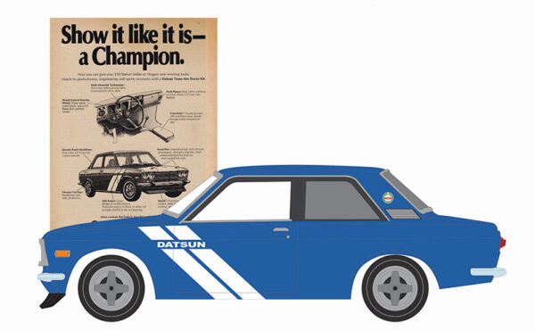 39150c - 1972 Datsun 510  "Show it like it is - a Champion"