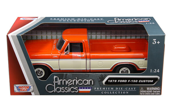 79346ac orcrm - 1979 Ford F-150 Custom – Orange/White Two-Tone – Timeless Legends