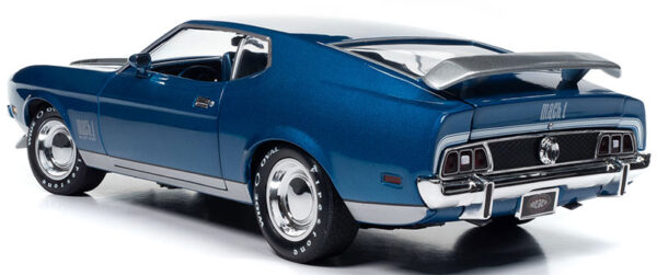 amm1335 2 - 1971 Ford Mustang Mach 1 MCACN in Code Q Med Blue Metallic