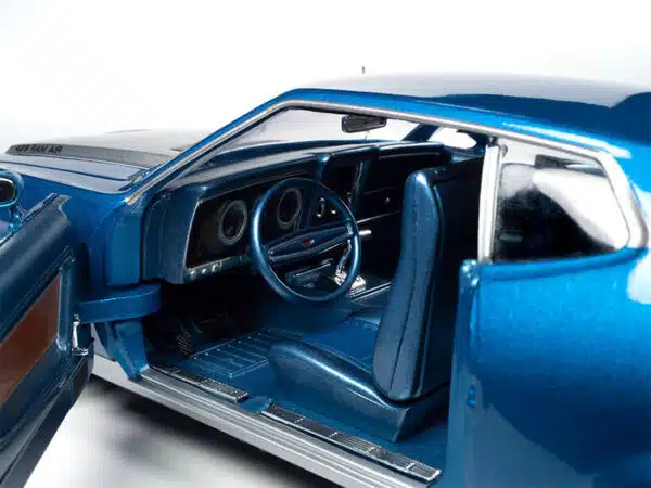 1971 Ford Mustang Mach 1 MCACN in Code Q Med Blue Metallic