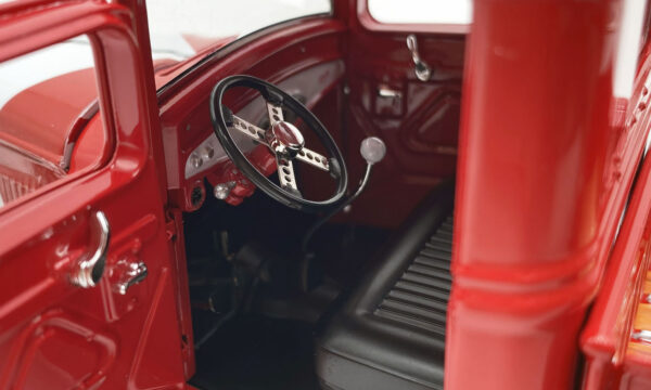 detail a1804107 3 - 1932 Ford Hot Rod Pickup in Red and White Limited Edition -So-Cal Speed Shop- Estimated production is 400 Pieces Features Include: