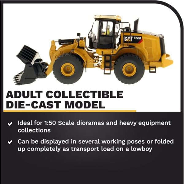 85927 4 - Cat 972M Wheel Loader, High Line- Caterpillar , 1: 50--- Wrong top Tin Cover