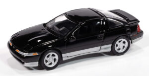 1990 Eagle Talon TSi in Gloss Black with Lower Silver Stripe