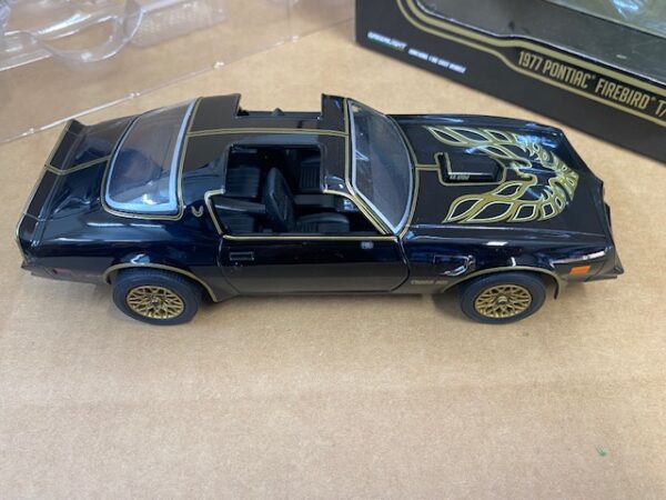 img 7048 - 1977 Pontiac Firebird Trans Am in Starlite Black with Golden Eagle Hood- DAMAGE