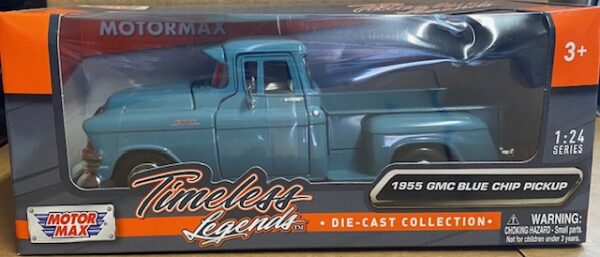 img 7137 - 1955 GMC Blue Chip Pickup – Blue – Timeless legends- PLASTIC WINDOW DAMAGE