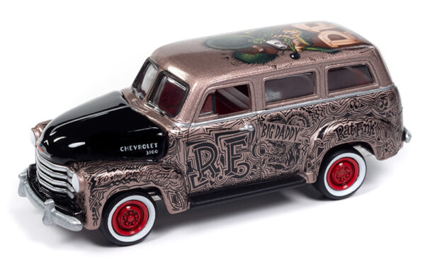 jlsp369 - RAT FINK - 1950 Chevrolet Suburban in Bronze Metallic & Black